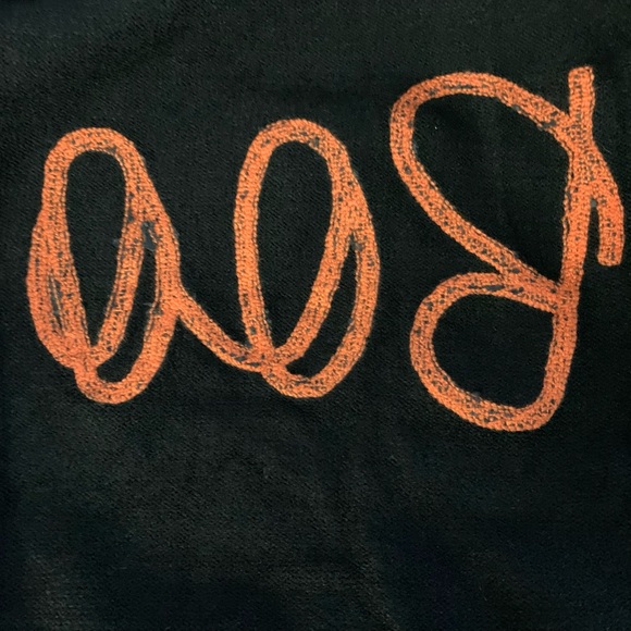 Host Pick 4x!🎉 BNWT- Black Crewneck Halloween Sweater with Orange “Boo” - Picture 8 of 10